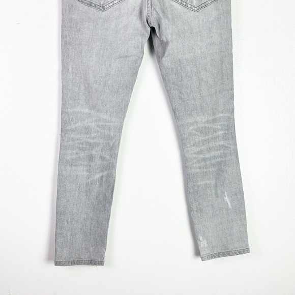 Agolde Sophie Jeans Women's Sz 26 High Rise Skinny Crop Gray Distressed - Picture 11 of 14